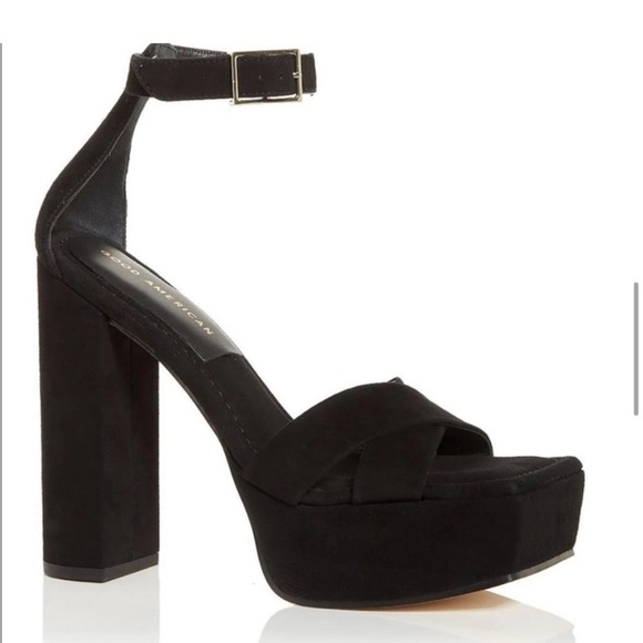 Good American Black Platform Heel 8.5 - Picture 8 of 13